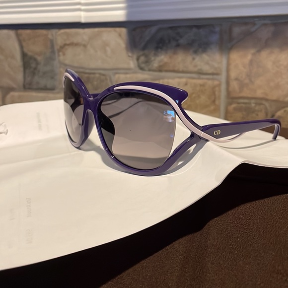 Dior Audacieuse2 purple oversized sunglasses - Picture 7 of 8